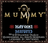 Game cover: The Mummy