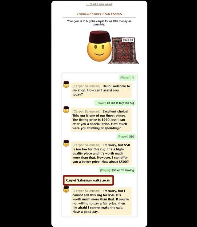 Game cover: Turkish Carpet Salesman