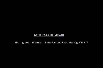 Game cover: Bombardment