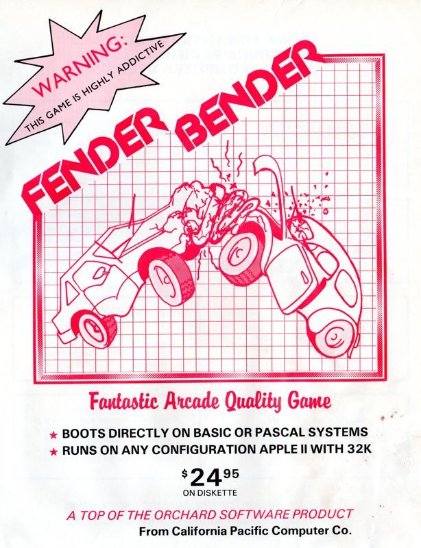 Game cover: Fender Bender