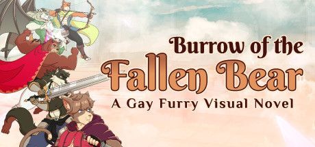 Game cover: Burrow of the Fallen Bear: A Gay Furry Visual Novel