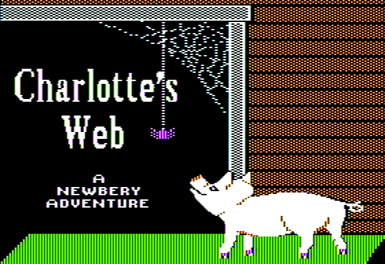 Game cover: A Newbery Adventure: Charlotte's Web