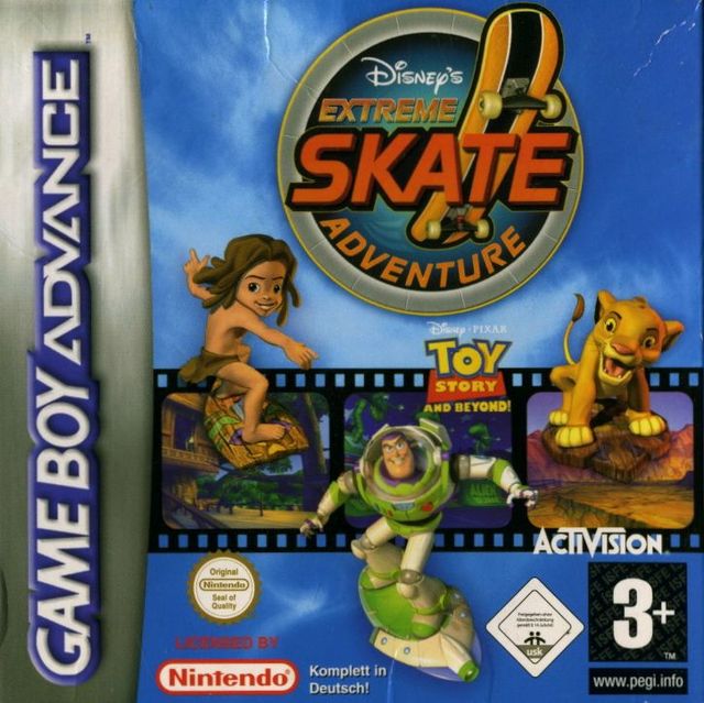 Game cover: Disney's Extreme Skate Adventure
