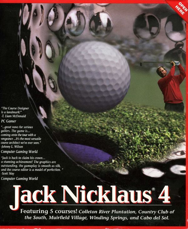 Game cover: Jack Nicklaus 4