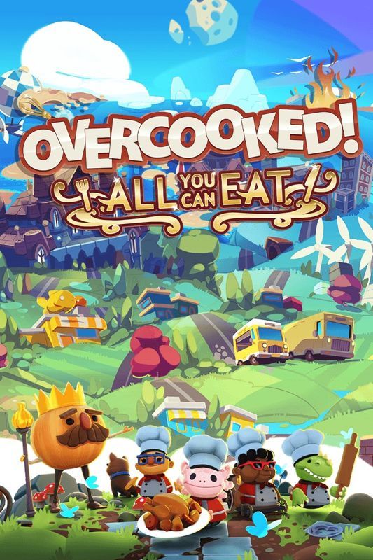 Game cover: Overcooked!: All You Can Eat