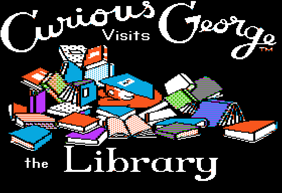 Game cover: Curious George Visits the Library