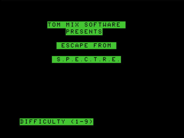 Game cover: Escape From S.P.E.C.T.R.E.