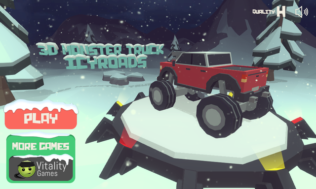 Game cover: 3D Monster Truck: IcyRoads