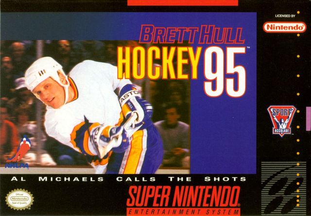 Game cover: Brett Hull Hockey 95