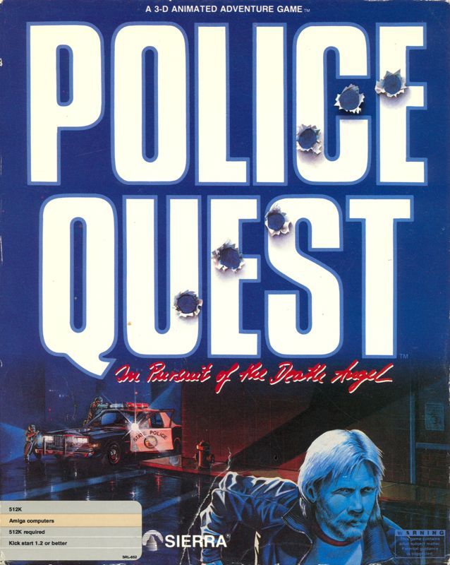 Game cover: Police Quest: In Pursuit of the Death Angel