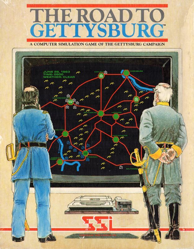 Game cover: The Road to Gettysburg