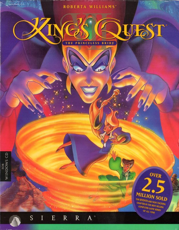 Game cover: Roberta Williams' King's Quest VII: The Princeless Bride