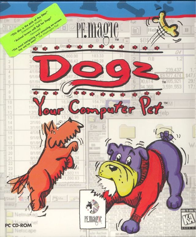 Game cover: Dogz: Your Computer Pet