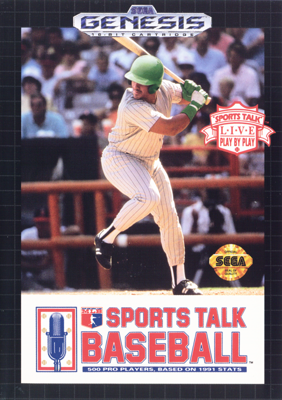 Game cover: Sports Talk Baseball