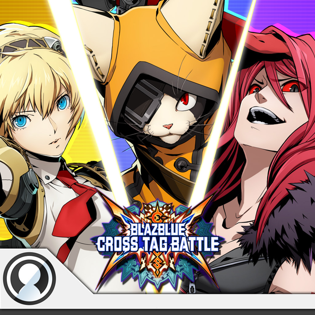 Game cover: BlazBlue: Cross Tag Battle - Jubei, Aegis, Carmine