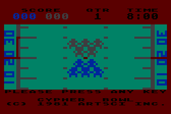 Game cover: Cypher Bowl