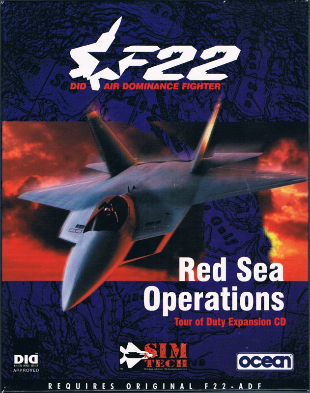 Game cover: F22 Air Dominance Fighter: Red Sea Operations