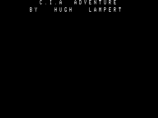 Game cover: C.I.A. Adventure