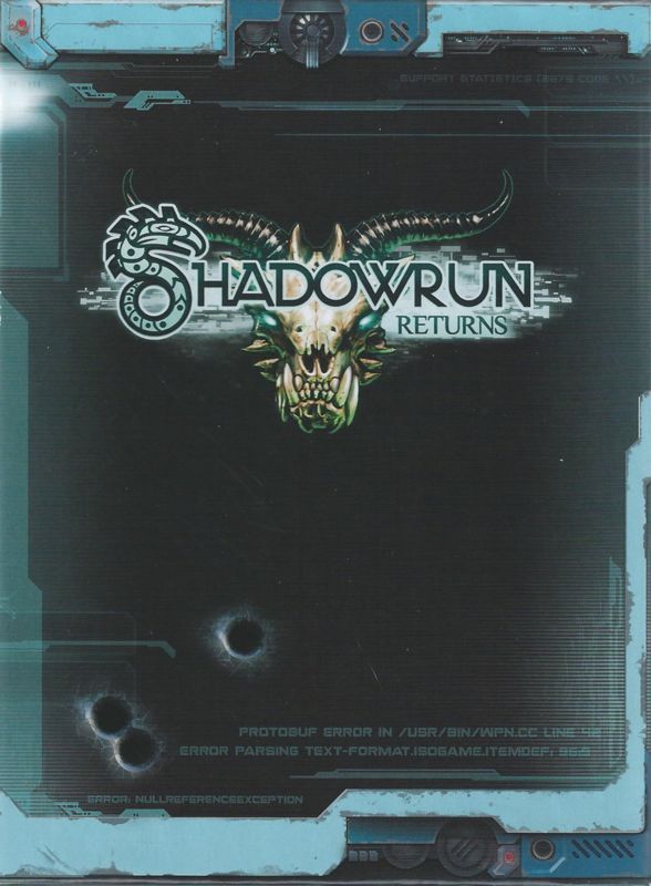Game cover: Shadowrun Returns