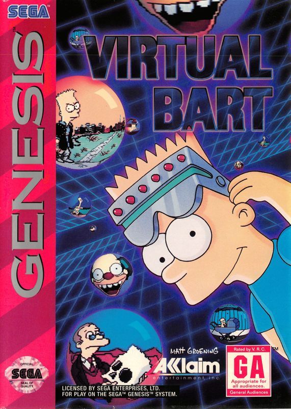 Game cover: Virtual Bart