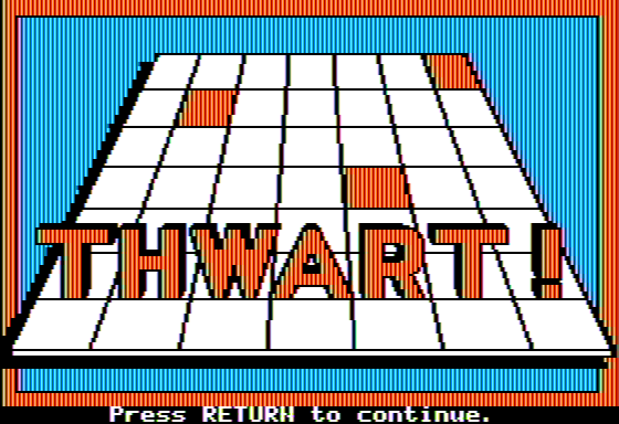 Game cover: Thwart!