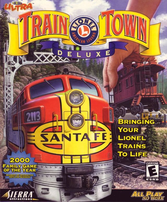 Game cover: 3-D Ultra Lionel Train Town Deluxe