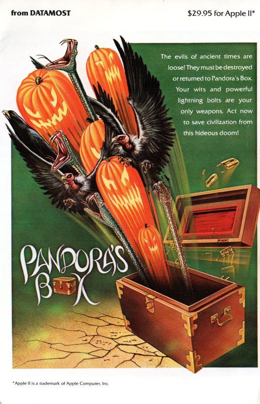 Game cover: Pandora's Box
