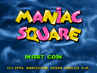 Game cover: Maniac Square