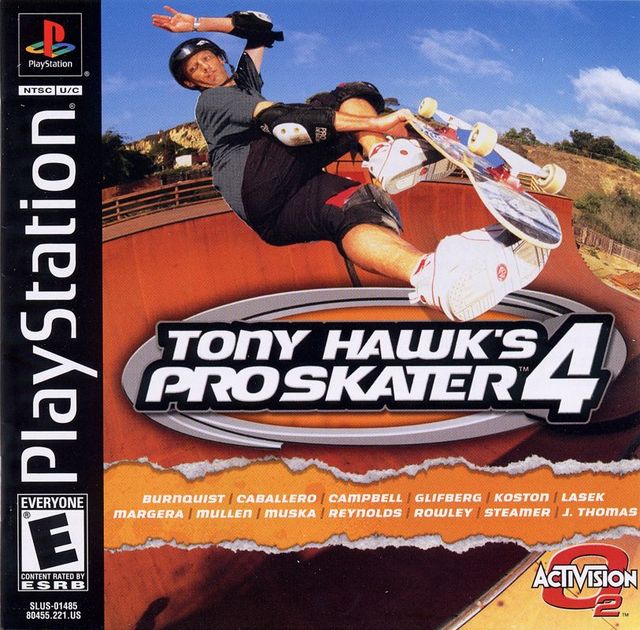 Game cover: Tony Hawk's Pro Skater 4