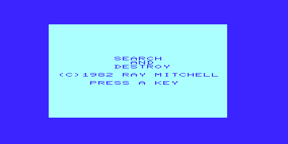 Game cover: Search and Destroy