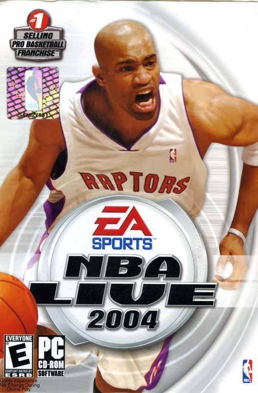 Game cover: NBA Live 2004