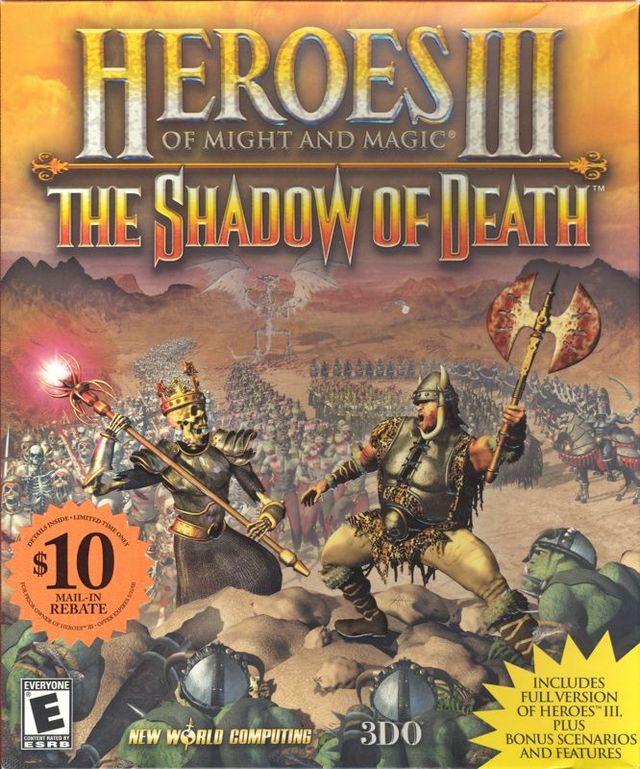 Game cover: Heroes of Might and Magic III: The Shadow of Death