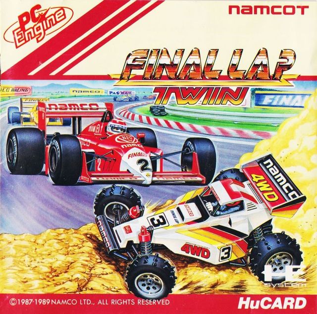 Game cover: Final Lap Twin