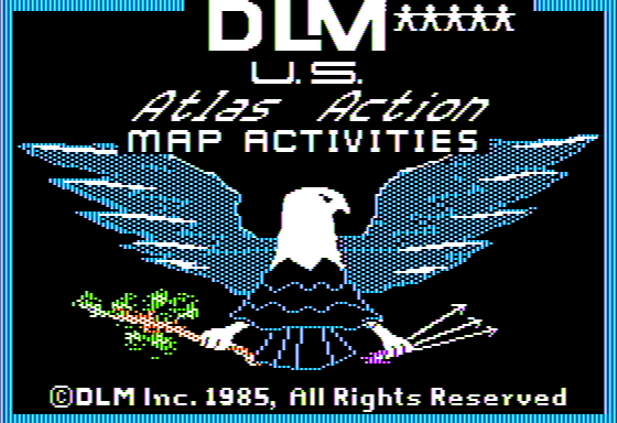 Game cover: U.S. Atlas Action: Map Activities