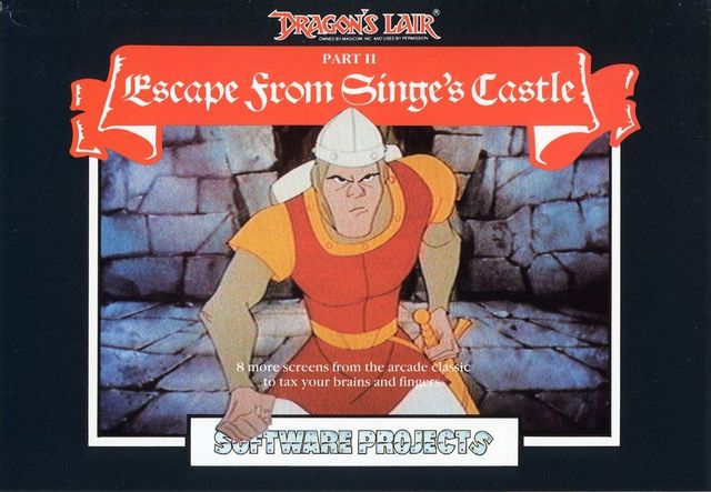 Game cover: Dragon's Lair Part II: Escape from Singe's Castle