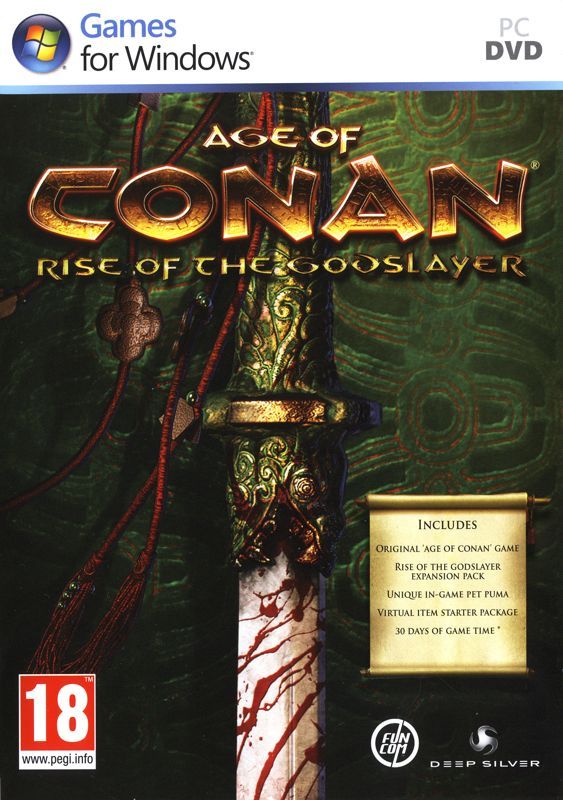 Game cover: Age of Conan: Rise of the Godslayer