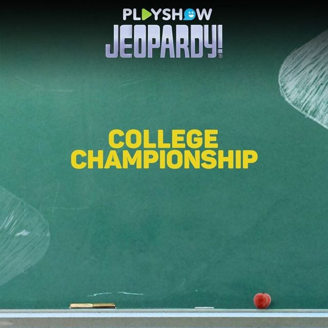 Game cover: Jeopardy! PlayShow: College Championship