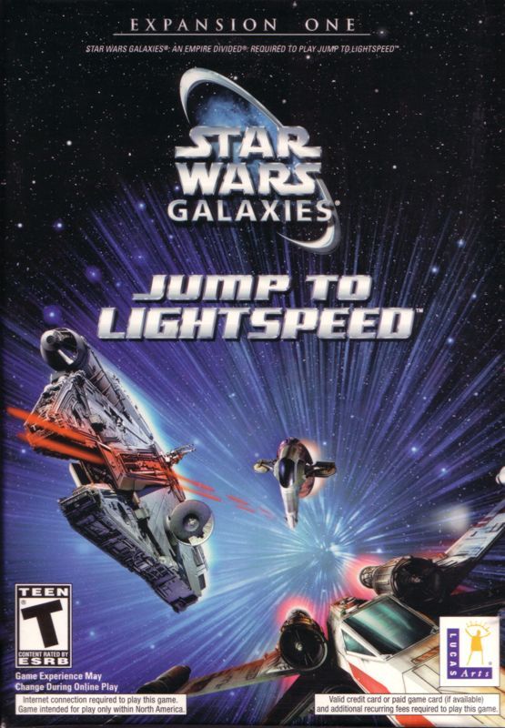 Game cover: Star Wars: Galaxies - Jump to Lightspeed
