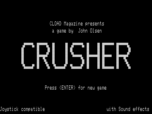 Game cover: Crusher