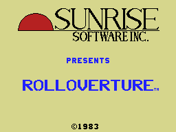 Game cover: Rolloverture