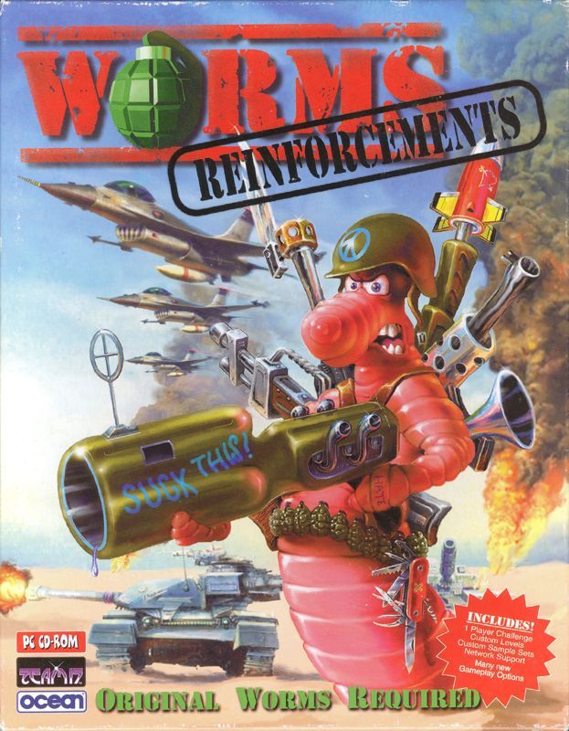 Game cover: Worms: Reinforcements