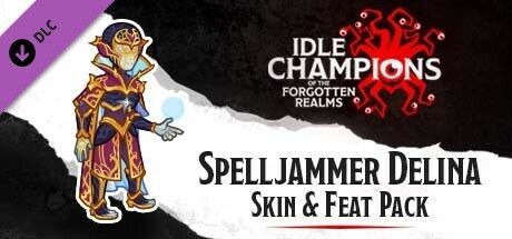 Game cover: Idle Champions of the Forgotten Realms: Spelljammer Delina Skin & Feat Pack