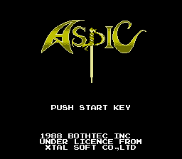 Game cover: Aspic