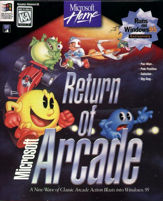 Game cover: Microsoft Return of Arcade