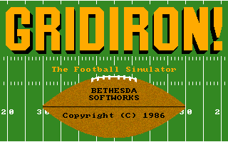 Game cover: Gridiron!