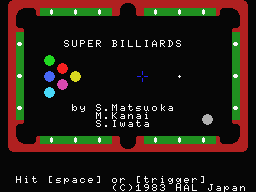 Game cover: Super Billiards