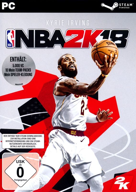 Game cover: NBA 2K18