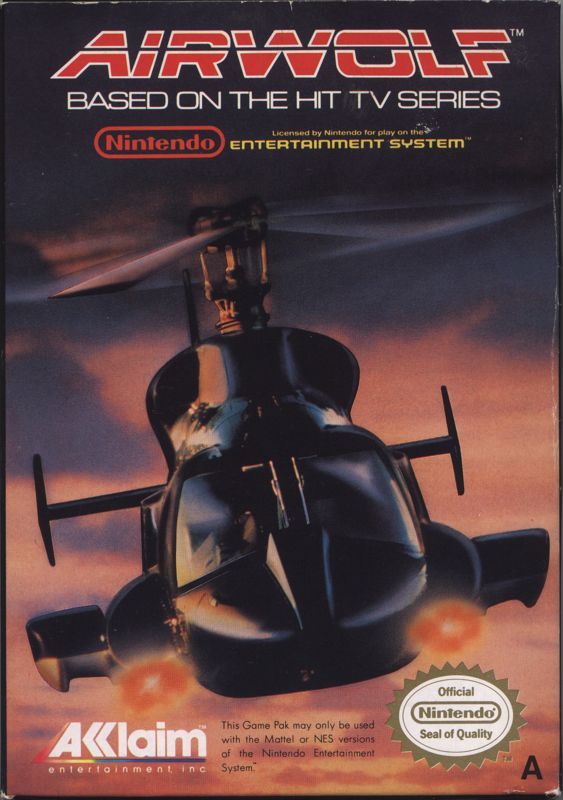 Game cover: Airwolf