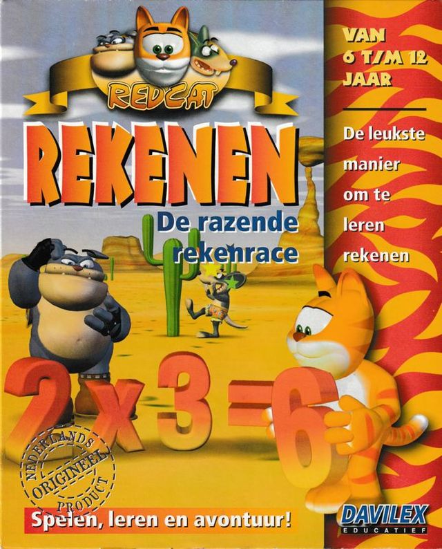 Game cover: RedCat: Rekenen - De razende rekenrace