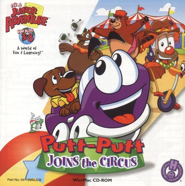 Game cover: Putt-Putt Joins the Circus